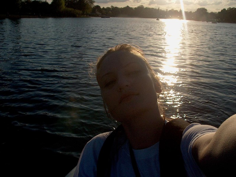    - Hyde Park, London Me being on a boat, Hyde Park, London