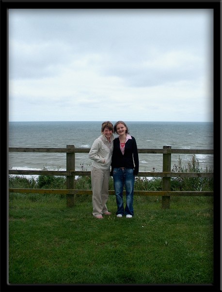   ,  - English coasts. North Sea. Me, Anna & North Sea