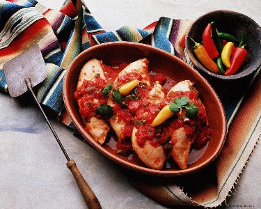    Chicken and tomatoes