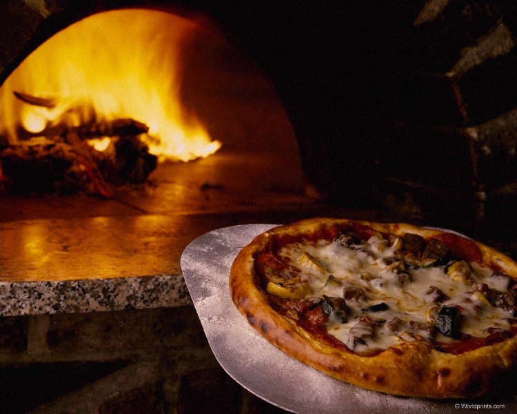    Woodfired pizza