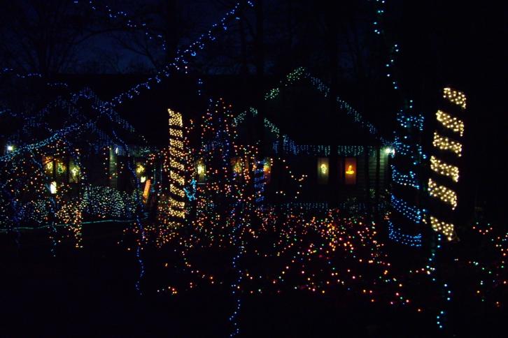 ���������� ������ �����, ������ - Christmas in North Carolina vogni bilja domu v jakomu my zhyly