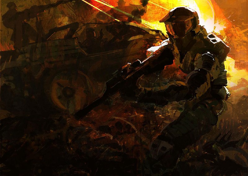   Craig Mullins-Game Art Concepts for Games-Halo,Wolfenstein,Need4Speed,Age of Empires