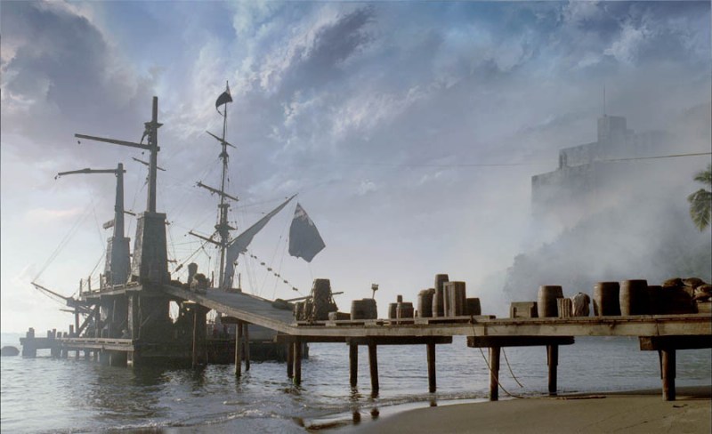   Conceptual Art of Yanick Dusseault Matte Paintings for LOTR,Pirates of Carribean & other
