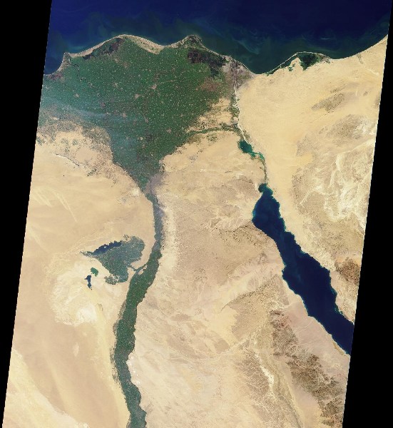   Earth from space\   The Nile