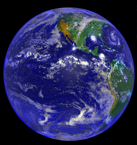   Earth from space\   America & Hurricane Andrew