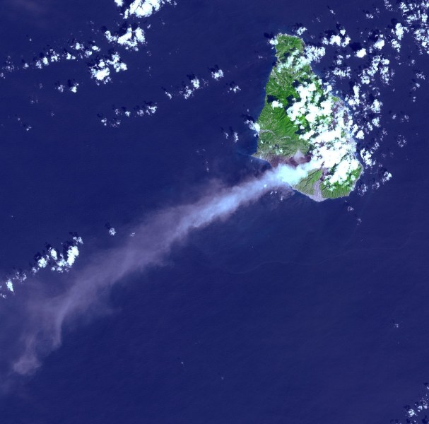   Earth from space\   SoufriereHills Volcano