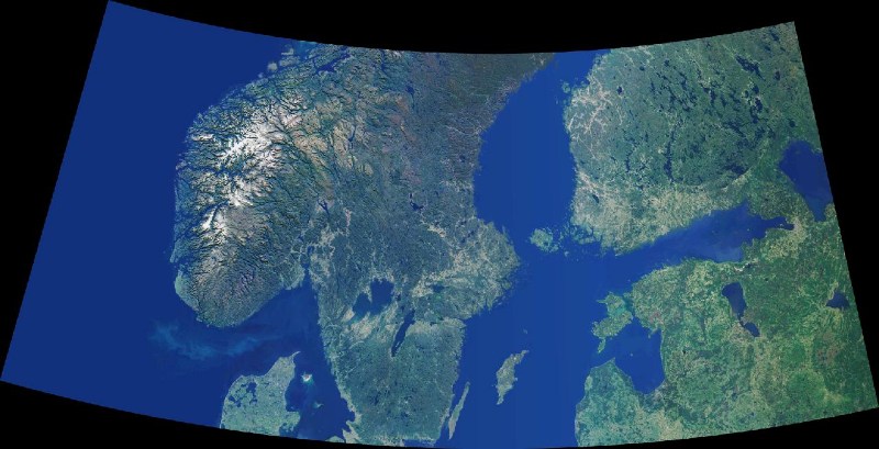   Earth from space\   Scandinavia & Baltic