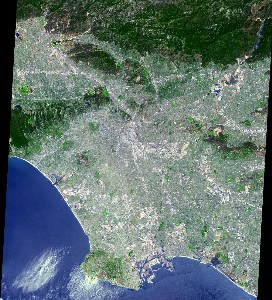   Earth from space\   Los Angeles