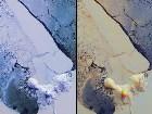  - Largest Iceberg in t ... - Earth from space\  