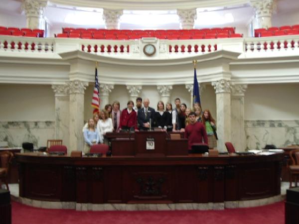  ,  - Trip to Boise Capitol In the Senate