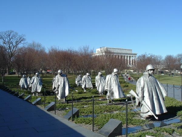   ,  - Trip to Washington, DC The Monument to the Korean War Soldiers