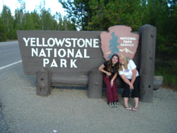   ,  - Trip to Yellowstone The main entrance to the Yellowstone