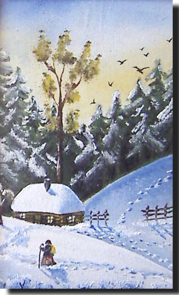   ,  - painting SEASONS SEASONS-winter.granny