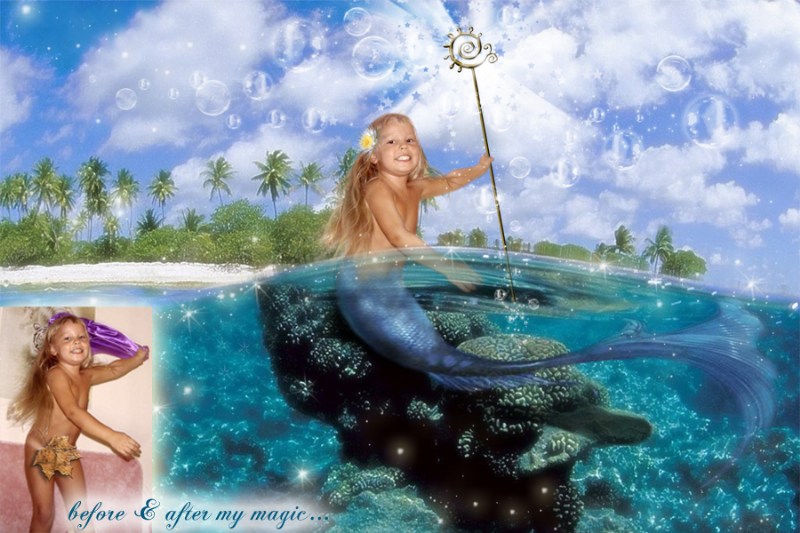   my magic little mermaid
